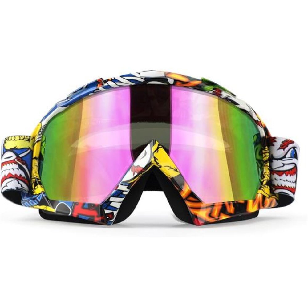 Motocross Goggles Anti Fog UV400 Off Road Dirt Bike ATV Helmet Riding